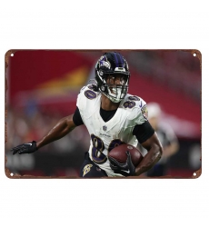 Baltimore Ravens Aluminum Sign 12x8 Inch Isaiah Likely 002