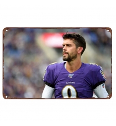 Baltimore Ravens Aluminum Sign 12x8 Inch Justin Tucker 001