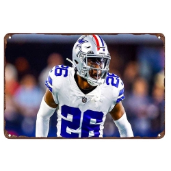 Dallas Cowboys Aluminum Sign 12x8 Inch DaRon Bland 003