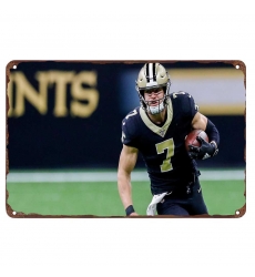 New Orleans Saints Aluminum Sign 12x8 Inch Taysom Hill 003