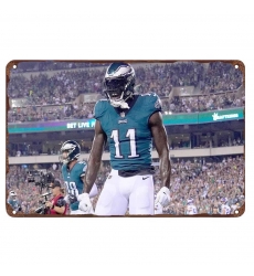 Philadelphia Eagles Aluminum Sign 12x8 Inch A.J. Brown 006