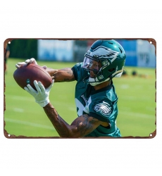 Philadelphia Eagles Aluminum Sign 12x8 Inch DeVonta Smith 001