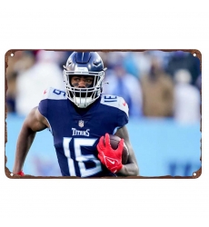 Tennessee Titans Aluminum Sign 12x8 Inch Treylon Burks 002