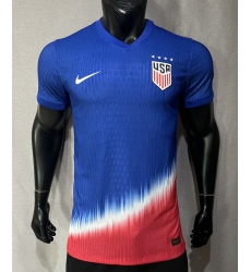 Men 2024 Soccer Jersey America Blue