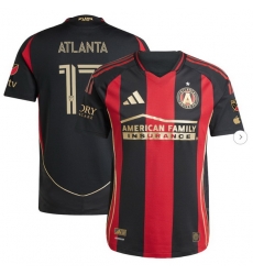 Men's Atlanta United FC #17 adidas Black 2025 The Connector Authentic Jersey
