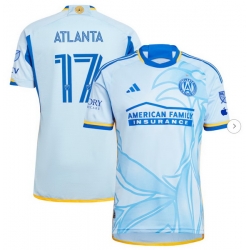 Men's Atlanta United FC adidas Light Blue 2024 The Resurgens Kit Authentic Jersey
