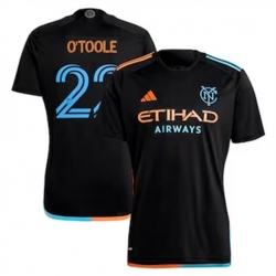 Men New York City FC Kevin O'Toole 2024 25 Away Replica Black