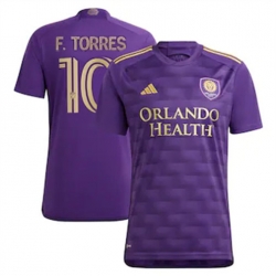 Men Orlando City SC Facundo Torres 2023 24 Home Replica Purple