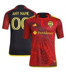 Men Seattle Sounders FC Custom 2023 24 Away Replica Red