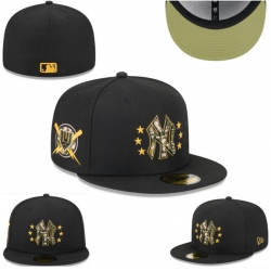 MLB Patch Fitted Hats 4016