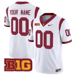 Men USC Trojans ACTIVE PLAYER Custom White 2024 F U S E  Vapor Limited Stitched Jersey