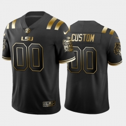 LSU Tigers Custom Black Golden Edition Men'S Jersey