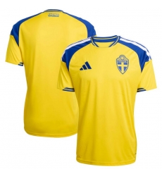 Men adidas Yellow Sweden National Team FIFA x World Cup 2026 Home Replica Jersey