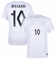 Nike Norway 3rd Martin Ødegaard 10 Jersey 2026-2027 Away White