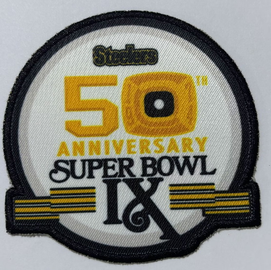 Youth Steelers 50th Anniversary Patch Biaog