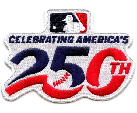 Youth Texas Rangers Celebrating America 250th annivesary Patch Biaog